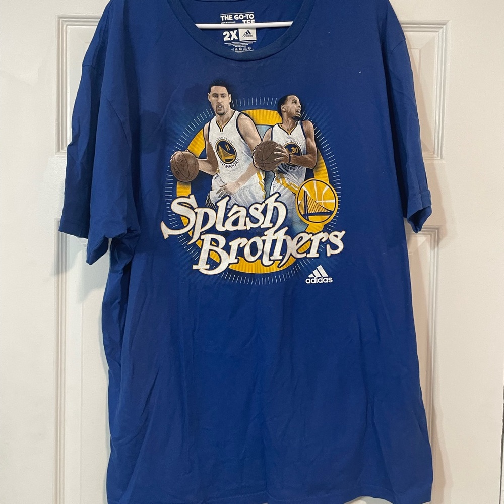 Adidas Blue Splash Brothers Graphic Tee